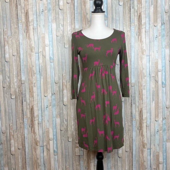 Boden Dresses & Skirts - Boden 4 Deer Print Must Have Tunic Dress